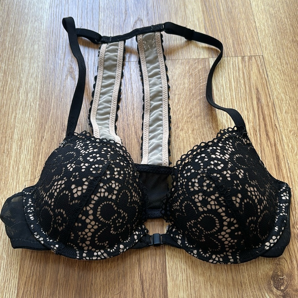 Aerie Sexy Lace Front Clasp Bra 30B